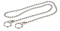 Kirchhoff Ventielketting, chroom, 500 mm, met 2 ringen - 98817014 - thumbnail