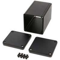Hammond Electronics 1455CS802BK 80 x 54 x 54 Aluminium Geëxtrudeerd Zwart 1 stuk(s) - thumbnail