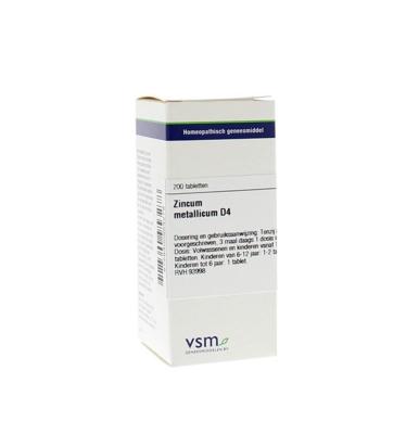 VSM Zincum metallicum D4 (200 tab)