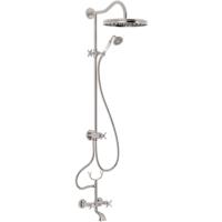 Bad/Douche Combinatie Opbouwset Tres Clasic Mengkraan RVS Tres - thumbnail