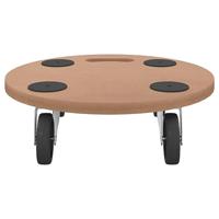 Meubelhondjes 6 st rechthoekig bewerkt hout - thumbnail