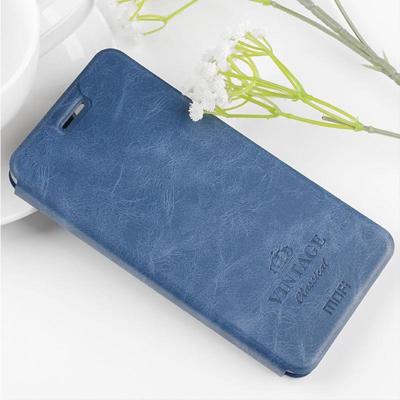 MOFI Crazy Horse textuur horizontale Flip beschermende lederen draagtas voor Xiaomi mi CC9e/a3 (blauw)