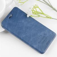 MOFI Crazy Horse textuur horizontale Flip beschermende lederen draagtas voor Xiaomi mi CC9e/a3 (blauw) - thumbnail