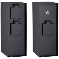 Paulmann 94315 Buitenstopcontact Antraciet - thumbnail