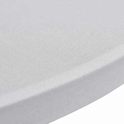 VidaXL Statafelhoes stretch ø60cm wit (2 stuks)