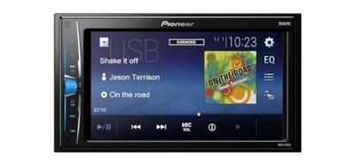 Pioneer MVH-A100V Multimedia-display, zwart