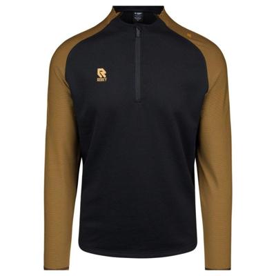 Robey Performance Trainingstrui 1/4-Zip Kids Zwart Goud Robey Performance Trainingstrui 1/4-Zip Kids Zwart Goud