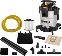 DeWalt dxv38sb wet/dry vacuum cleaner | nat- en droogstofzuiger | 38 liter - dxv38sb - thumbnail