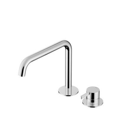 Hotbath Ace - Wastafelmengkraan - zonder Waste - met Draaibare Uitloop - Chroom - Opbouw - Messing - V02