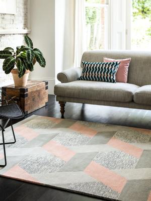 Easy Living - Vloerkleed Camden Pink - Easy Living - Vloerkleed Camden Pink -