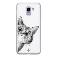 Samsung Galaxy J6 (2018) siliconen hoesje - Peekaboo - thumbnail