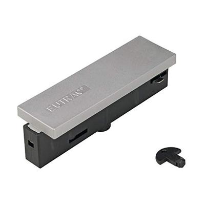 Eutrac 145534 230V-railsysteemcomponenten Koppelstuk Middenvoeding Zilver-grijs Eutrac 145534 230V-railsysteemcomponenten Koppelstuk Middenvoeding Zilver-grijs