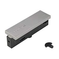 Eutrac 145534 230V-railsysteemcomponenten Koppelstuk Middenvoeding Zilver-grijs - thumbnail