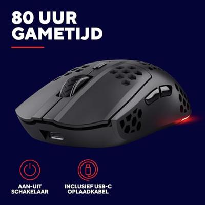 Trust GXT 929 HELOX Muis Zwart