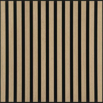 Silentlines lattenwand tegel licht eiken - 2 tegels van 553x553x22mm Silentlines lattenwand tegel licht eiken - 2 tegels van 553x553x22mm
