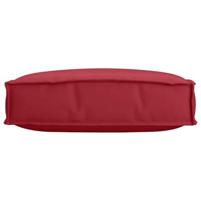 VidaXL Kussen wijnrood 60 x 60 x 12 cm oxford stof