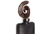 Vaas DKD Home Decor 17 x 9 x 47 cm Kristal Aluminium Multicolour Modern - thumbnail