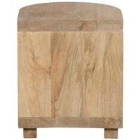 WOOOD Bijzettafel 'Darren' Mangohout, 36cm, kleur Naturel - thumbnail