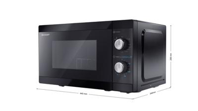 Sharp YC-MG01E-B Solo magnetron Zwart Sharp YC-MG01E-B Solo magnetron Zwart