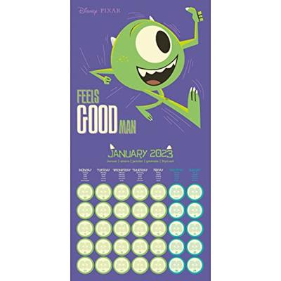 Disney Pixar Calendar 2023