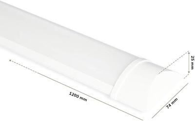 2x LED Batten 120cm - 40W 5600lm (140lm/W) - 6500K daglicht wit - Vervangt 320W - Samsung SMD LED chips - Flikkervrij - IP20 Stofdicht - Onderbouwverlichting 2x LED Batten 120cm - 40W 5600lm (140lm/W) - 6500K daglicht wit - Vervangt 320W - Samsung SMD LED chips - Flikkervrij - IP20 Stofdicht - Onderbouwverlichting