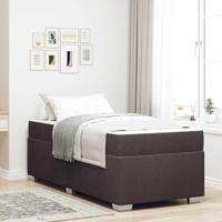 Bedframe Donkerbruin 90 x 190 cm Pocketveren - thumbnail