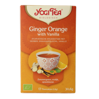 Yogi Tea Ginger Orange With Vanilla Kruidenthee - thumbnail