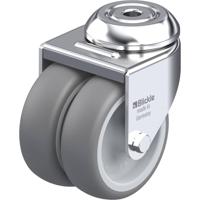 Blickle LMDA-TPA 75G Dubbel zwenkwiel Wieldiameter: 75 mm Draagvermogen (max.): 100 kg 1 stuk(s) - thumbnail