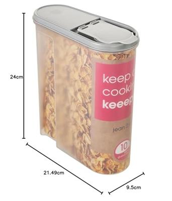 Keeeper Strooibus 21,5x9,5x24cm grijs
