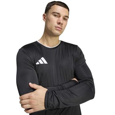 adidas Entrada 26 Voetbalshirt Lange Mouwen Zwart Wit