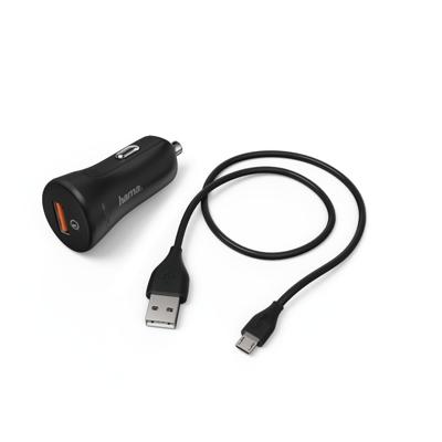 Hama Autoladerset Micro-USB 3A QC3.0