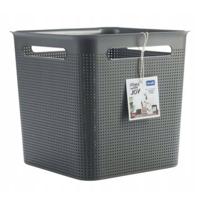 Rotho BRISEN Opbergmand 29.1x29.1x28.1 cm 18L Antraciet - thumbnail