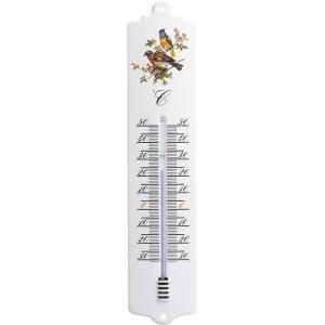 Buitenthermometer metaal vogelmotief 32.6 cm Buitenthermometer metaal vogelmotief 32.6 cm