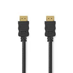 High Speed HDMI-Kabel met Ethernet | HDMI Connector | HDMI Connector | 4K@30Hz | ARC | 10.2 Gbps | 30.0 m | Rond | PVC | Zwart