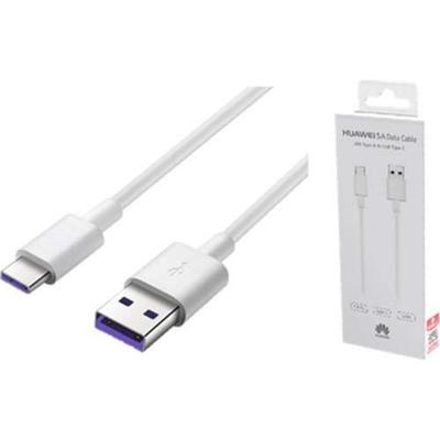 Huawei Super Charge Protocol datakabel met USB Type-C aansluiting wit
