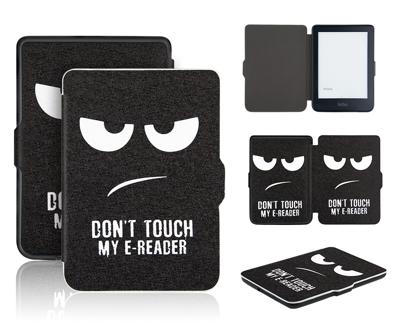 Lunso - Kobo Clara HD hoes (6 inch) - sleep cover - Don't Touch Lunso - Kobo Clara HD hoes (6 inch) - sleep cover - Don't Touch