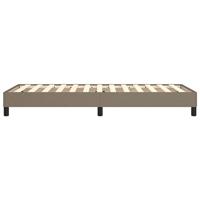 Boxspringframe stof taupe 80x200 cm - thumbnail