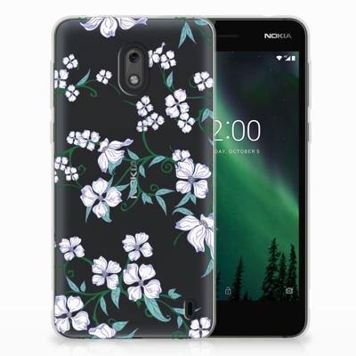 Nokia 2 Uniek | TPU Case | Blossom White