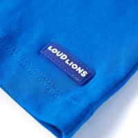 Kindershirt met ijsjesprint 104 felblauw - thumbnail