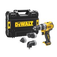 DeWalt DCD703NT Accuboormachine | met 4 verwisselbare koppen | 12 V | Excl. accu en lader - DCD703NT-XJ - thumbnail
