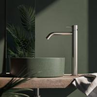 Hotbath Archie wastafelmengkraan hoog zonder waste RVS AR003HIX - thumbnail