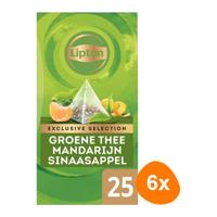 Lipton - Exclusive Selection Groene thee Mandarijn Sinaasappel - 6x 25 zakjes - thumbnail