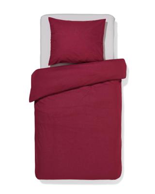 HEMA Dekbedovertrek 140x200/220cm zacht katoen rood (rood)