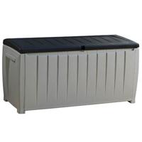 Novel keter kussenkist / opbergbox 340 liter grijs / zwart - thumbnail