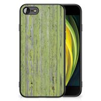 iPhone SE 2022 | SE 2020 | 7/8 Houten Print Telefoonhoesje Green Wood - thumbnail