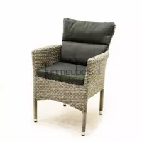 Tuinstoel Jorge Licht Grijs Stoel Tuin Stapelbaar Vita - thumbnail