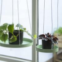 Esschert Design plantenblad hangend rond s groen - thumbnail