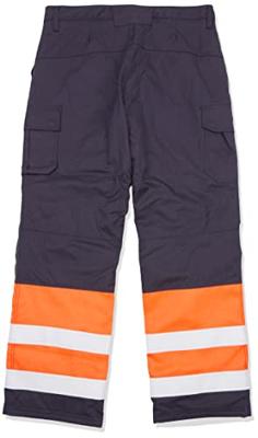Blåkläder Multinorm winterwerkbroek 18691513 | Marineblauw/Oranje | Maat 56 - 7330509716854