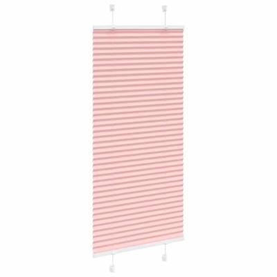 VidaXL Plissé rolgordijn 60x100 cm stofbreedte 59,4 cm polyester roze