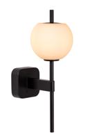 Lucide ELDA - Wandlamp Badkamer - 1xG9 - IP44 - Zwart - thumbnail